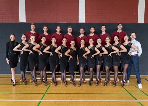 Teamfoto des TD TSC Düsseldorf Rot-Weiß B