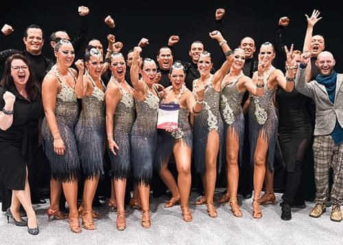 Teamfoto des Royal Dance Niederrhein A